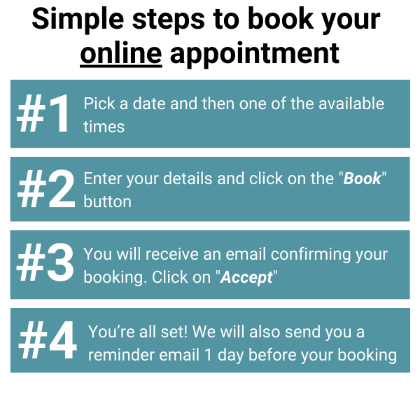 steps to book online counseling sessions